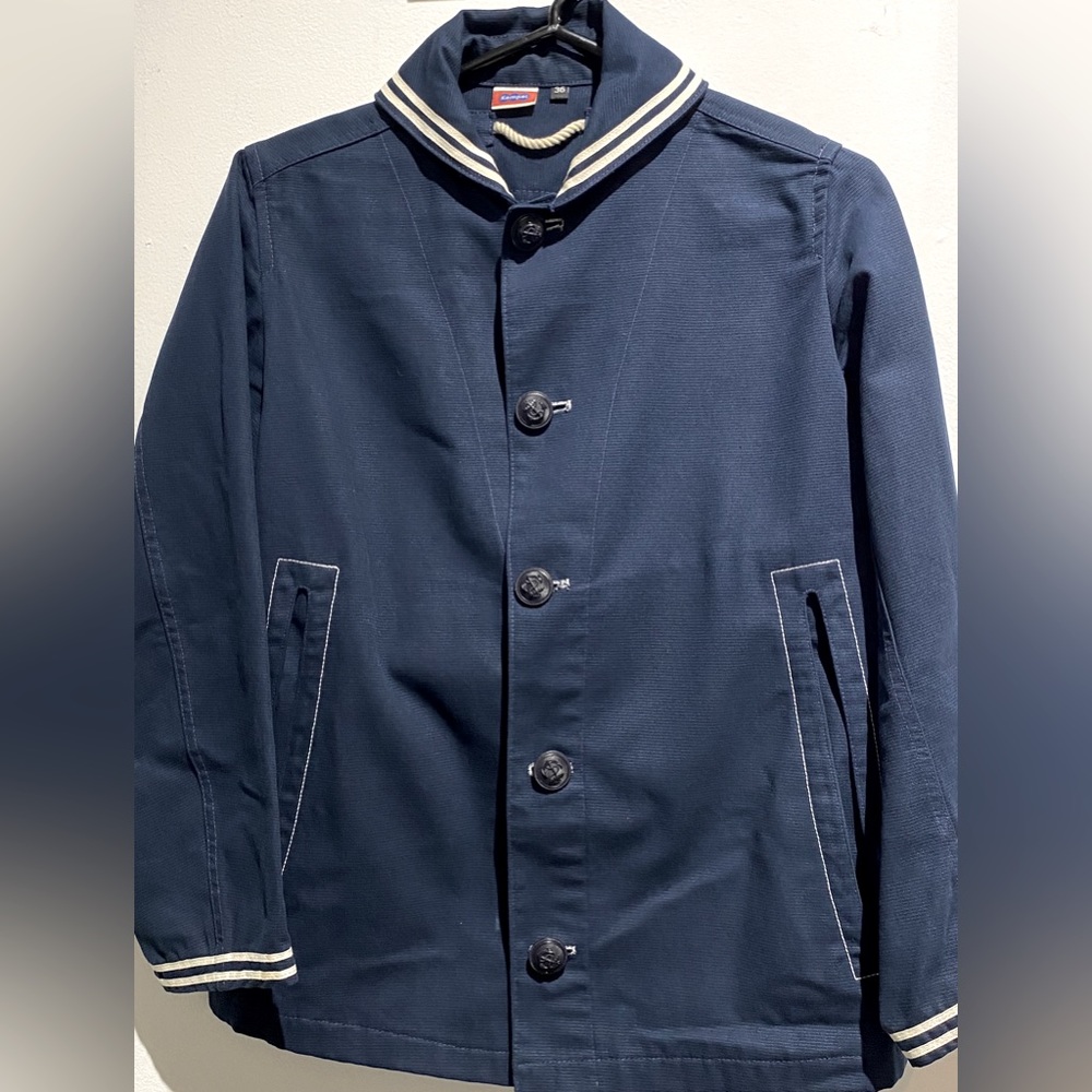 Kempel Canvas Sailor Jacket (Navy - Size 36)